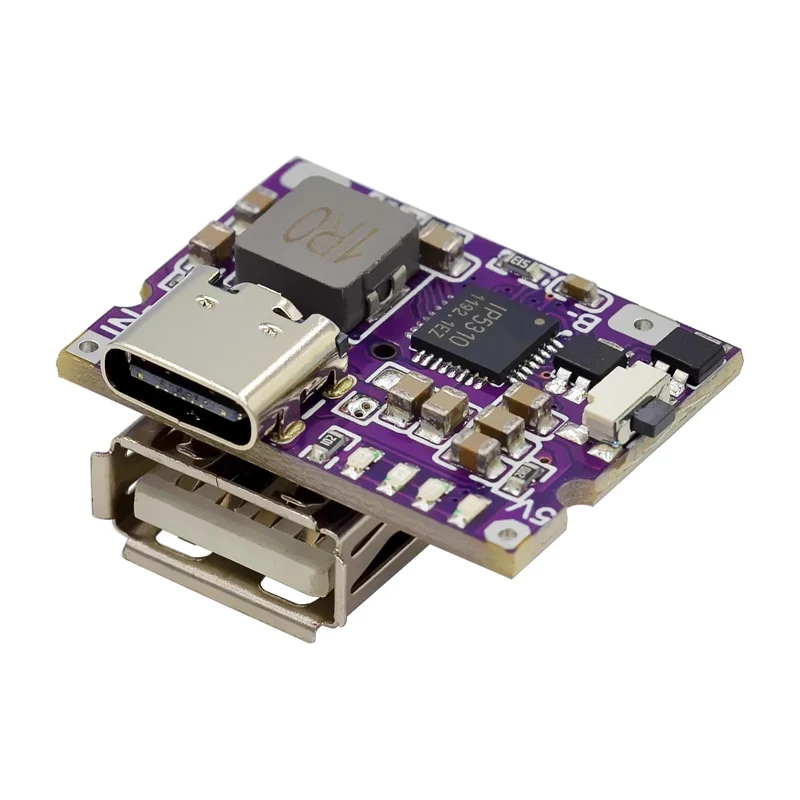 Зарядное устройство Mini type-C материнская плата 3A зарядка и разрядка встроенный