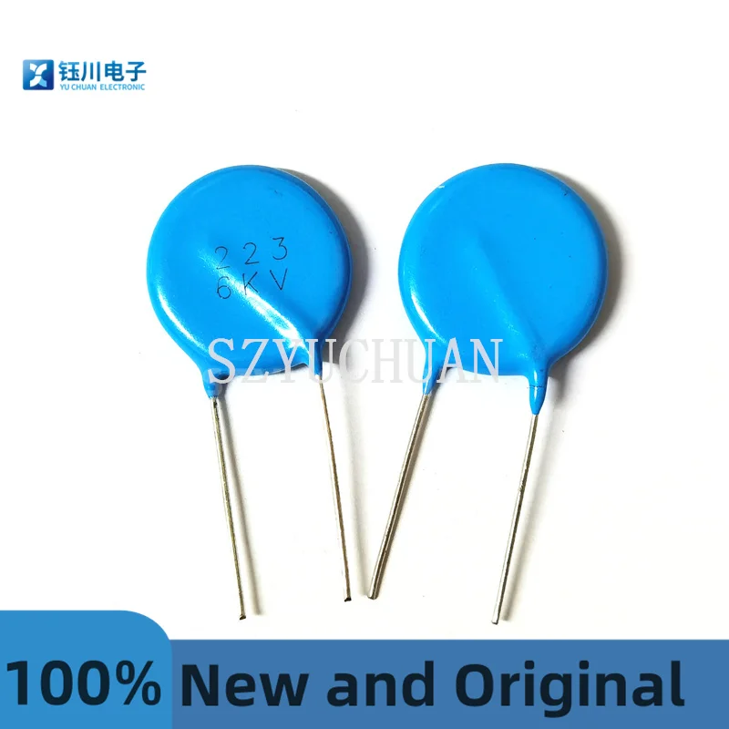 (10 шт.) Высоковольтный керамический конденсатор 223 6 кВ Диаметр чипа 22 8