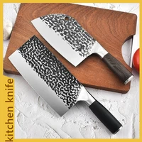 handmade forged chefs knife chopping knife professional stainless steel kitchen knife chopping knife slicing chopping knife