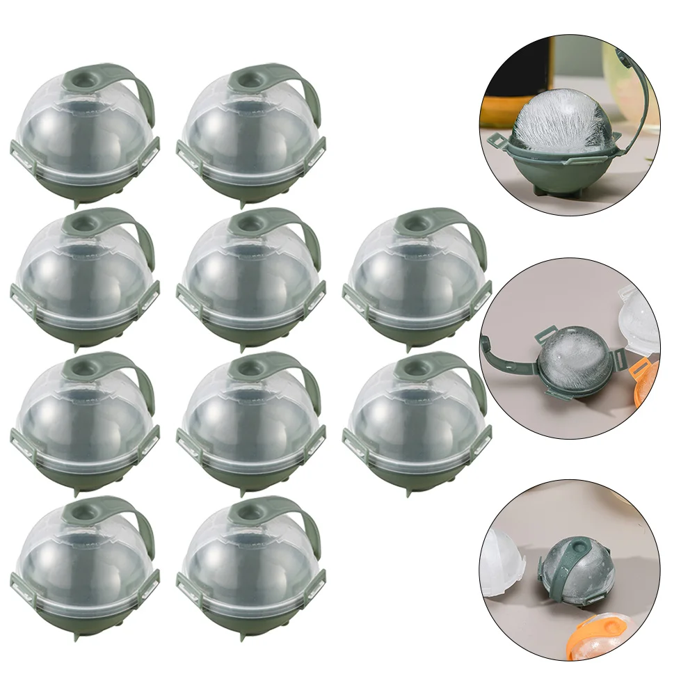 

10pcs Round Ice Cube Ice Making Molds Shape Ice Molds for Home