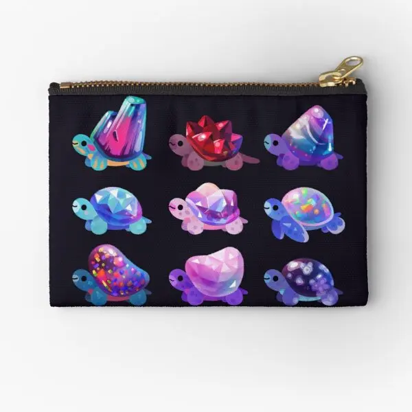 

Jewel Turtle Zipper Pouches Money Pocket Small Women Panties Coin Wallet Bag Key Packaging Underwear Storage Pure Socks Men