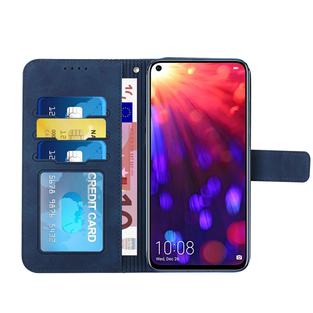 Чехол-Кошелек для Huawei Honor 60 50 20 Lite 10 lite 9X 9A 9C 8X 10i 20i Матовый кожаный флип-чехол с