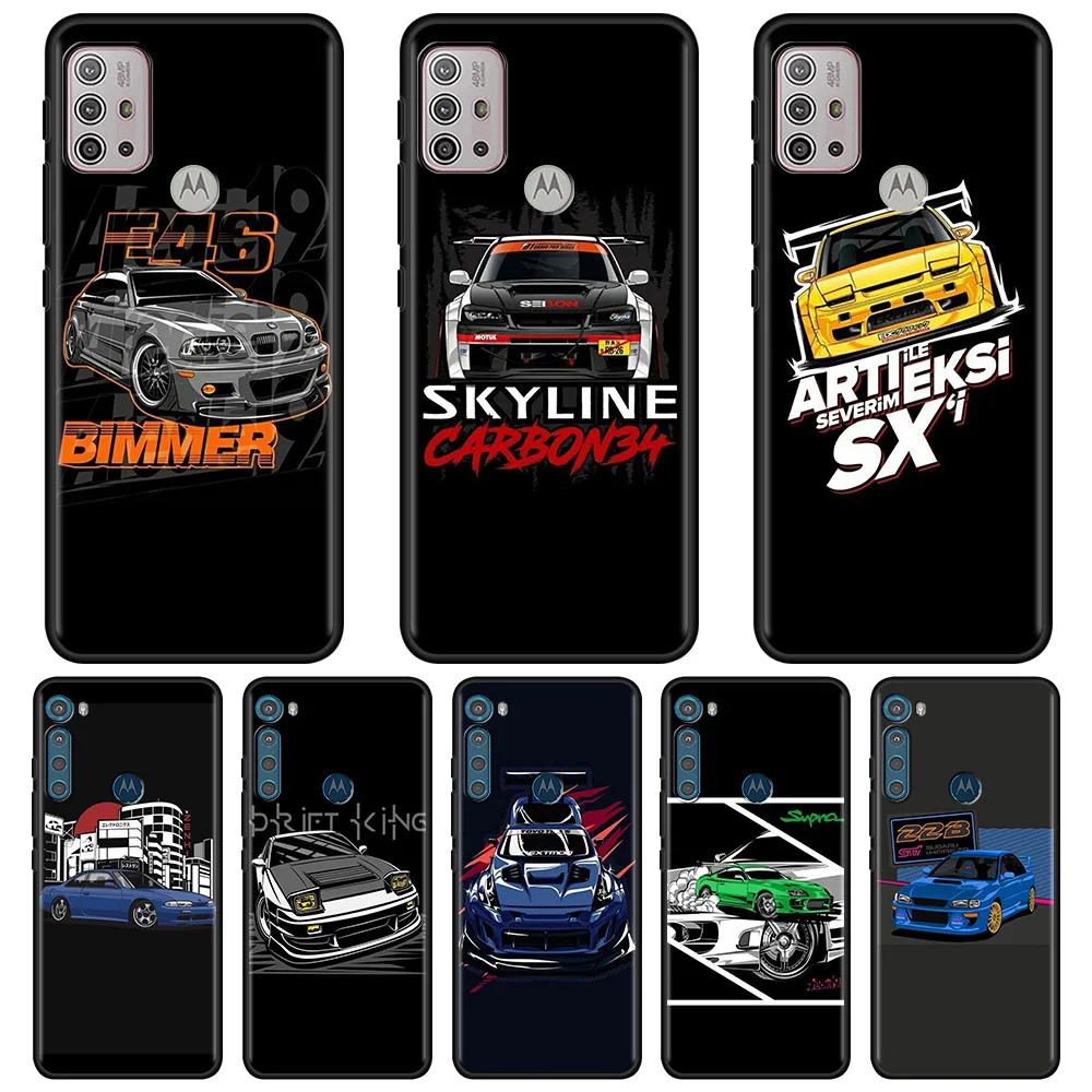 JDM Fans Eternal God Skyline For Motorola G60 G50 G8 G40 G30 G20 Plus G9 Play G10 Power One Fusion E6s Edge 20 Pro Lite Case