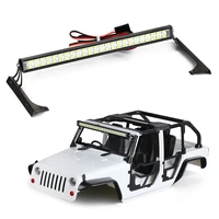 48led lights bar with control panel for 110 rc crawler axial 90046 scx10 iii axi03007 jeep wrangler body shell