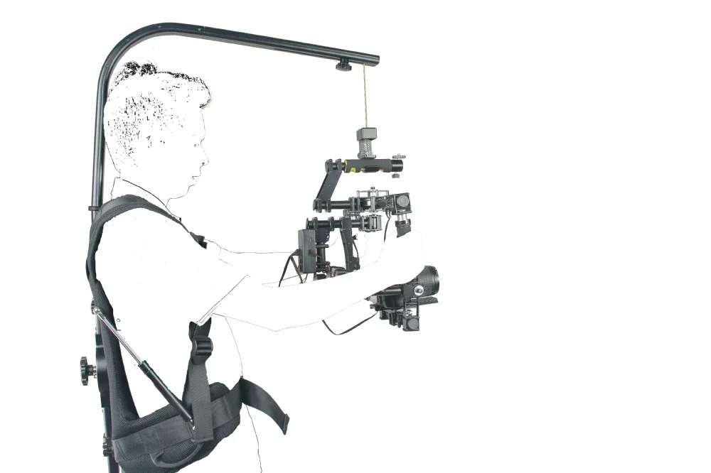 YELANGU Max Вес загрузки 18 кг Easy Bear Rig B1 Steadycam + Secerene набор для 3-осевого ручного