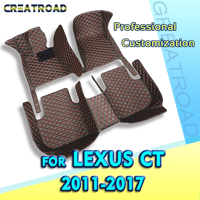 

Car floor mats for LEXUS CT series 200h CT200h 2011 2012 2013 2014 2015 2016 2017 Custom auto foot Pads automobile carpet cover