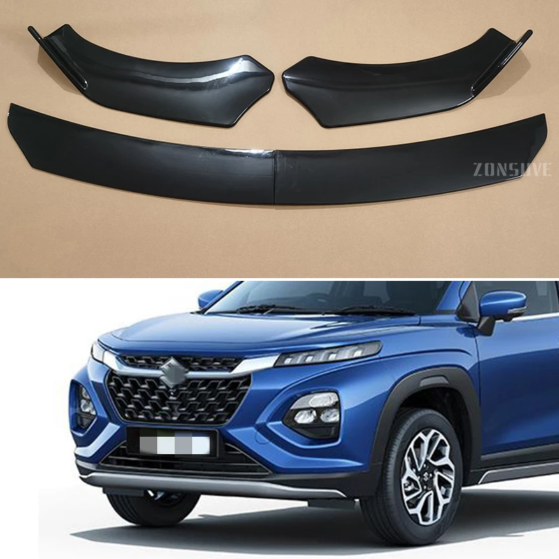 Для Suzuki Fronx 2023 года передний бампер сплиттер для губ спойлер комплект кузова