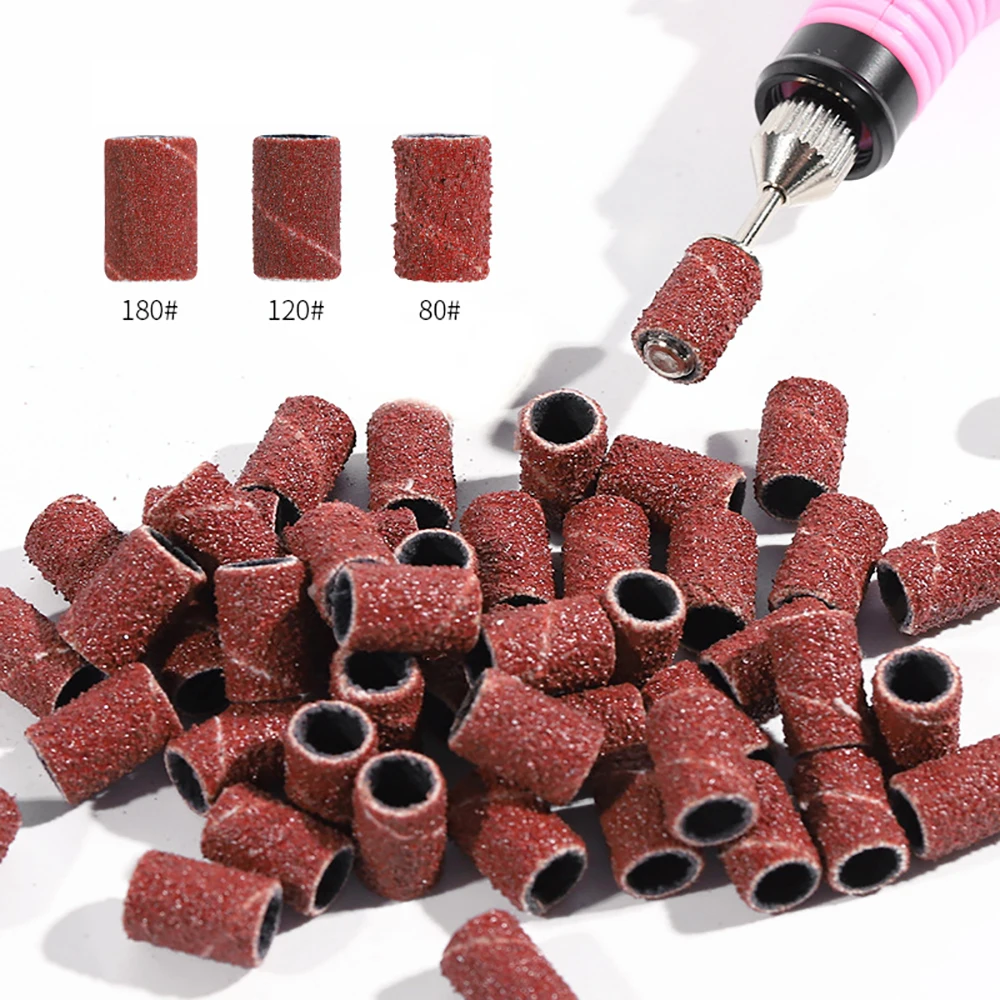 

100pcs Electric Nail Drill Manicure Machine Accessories Bits Sander Grit Nail Drill Grinding Bit Files Pedicure Tool Set