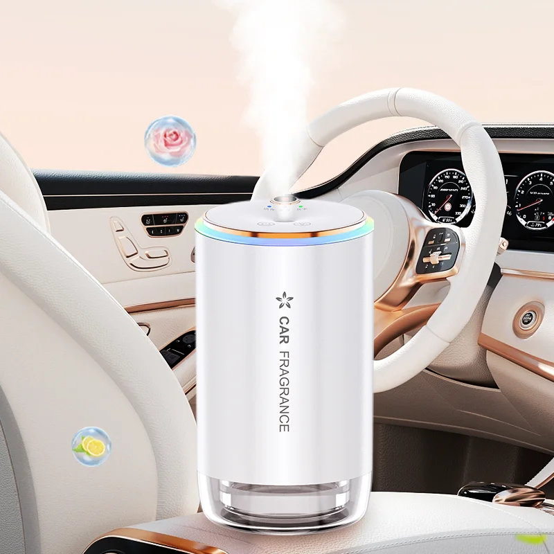 Фото Портативный умный автомобильный USB-диффузор для ароматерапии без воды, перезаряжаемый, для эфирных масел, увлажнитель воздуха, автомобильный ароматизатор №3