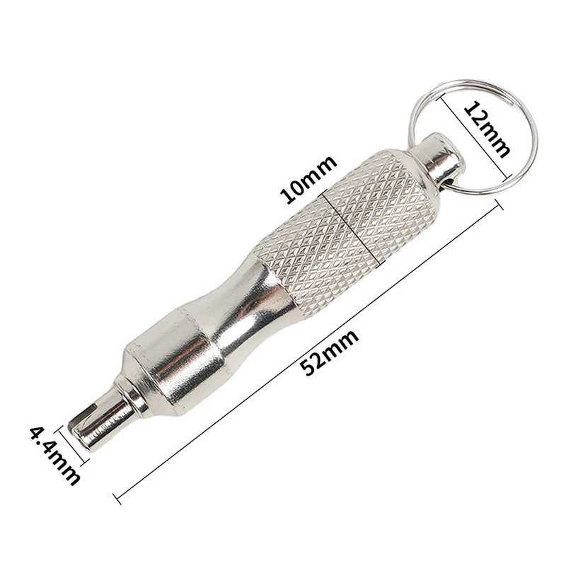 

Портативный ключ для сердечника клапана из нержавеющей стали, автомобильный велосипед, разборка клапана для шин, съемник стержней сердечника клапана, отвертка двойного назначения