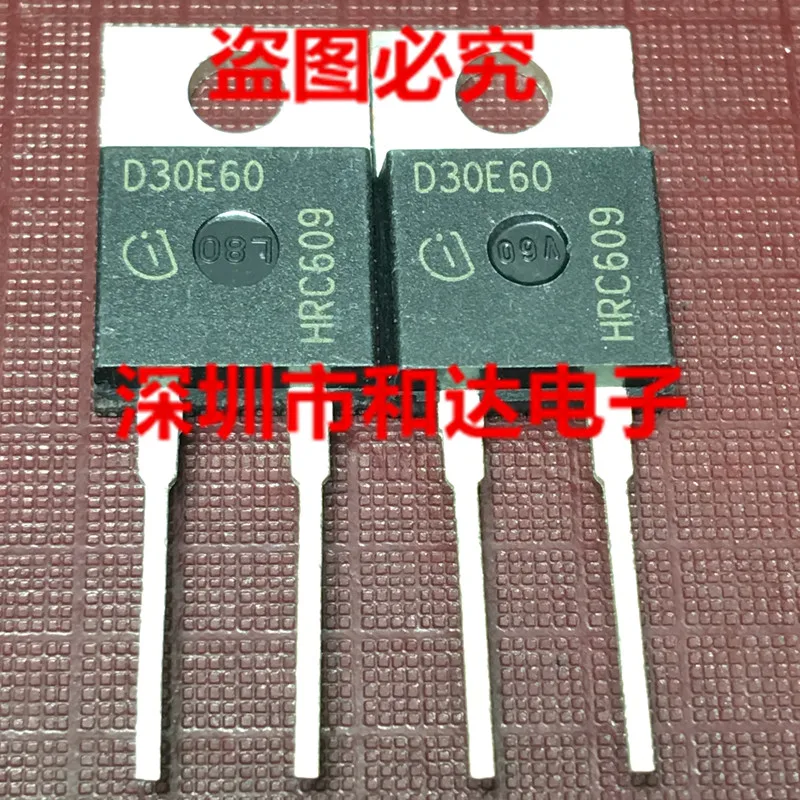 

10 шт. D30E60 IDB30E60 TO-220 600V 30A