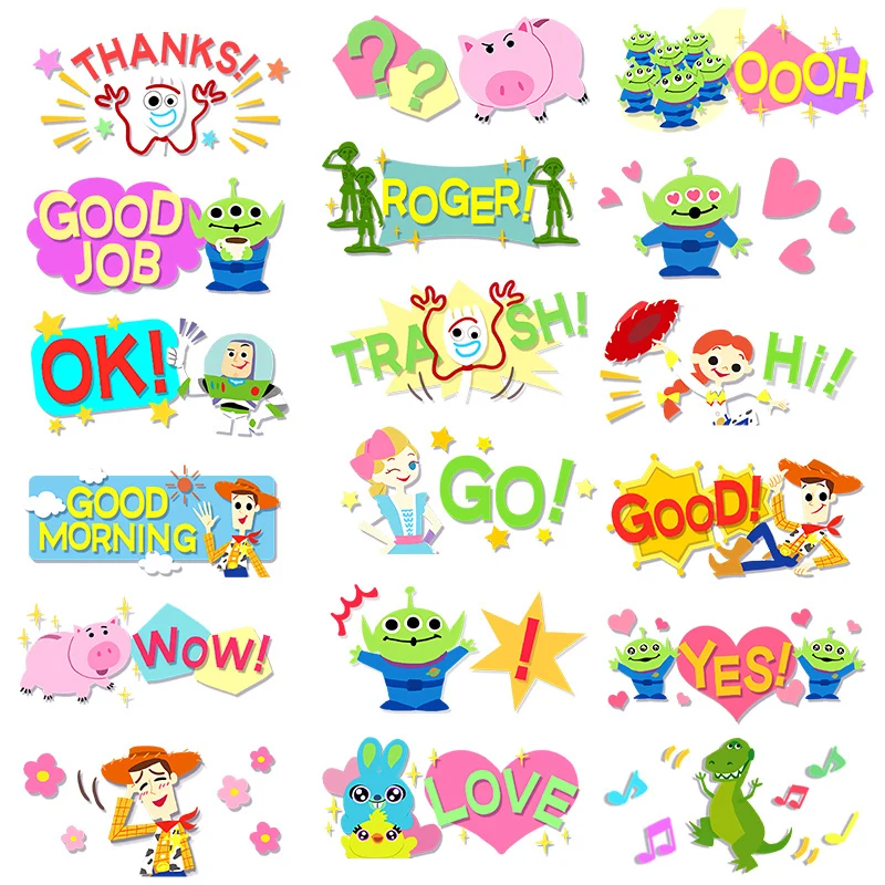 

Cartoon Disney Anime Toy Story Patch For Clothes Clothing Thermoadhesive Patches DIY Patches For Children Heat Transfer Stickers