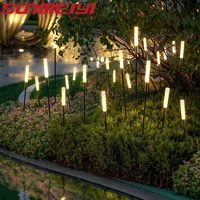 modern outdoor solar garden lights waterproof ip65 lawn lamp led reed light for yard industrial landscape decor ground lighting