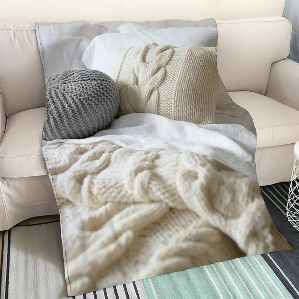 Роскошные Флисовые Одеяла И Чехлы Искусственное Одеяло Для Украшения Дивана