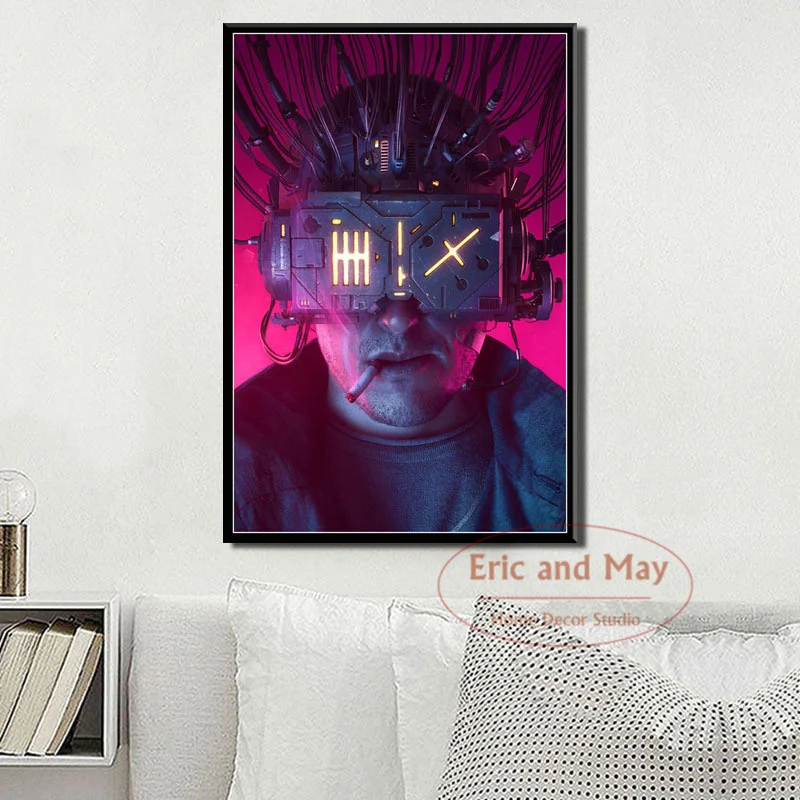 

William Gibson Film Neuromancer Movie Classic Posters And Prints Canvas Painting Wall Picture Living Room Decorative Home Decor