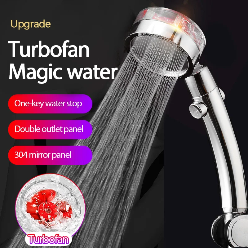 

Three-speed Switch Hand-held Pressurized Shower Filter Water Stop Shower Nozzle Bathing Household Shower Head