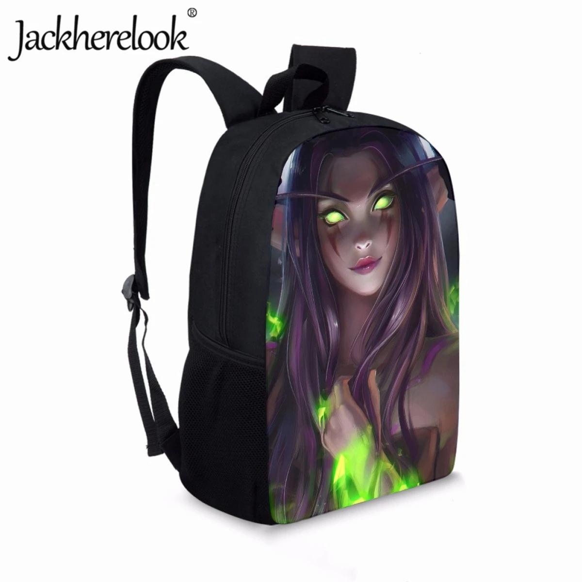Jackherelook Kids Book Bags Fashion Game World of Warcraft Design School Bags Leisure Boys Backpack Child Girls Cool Travel Bag