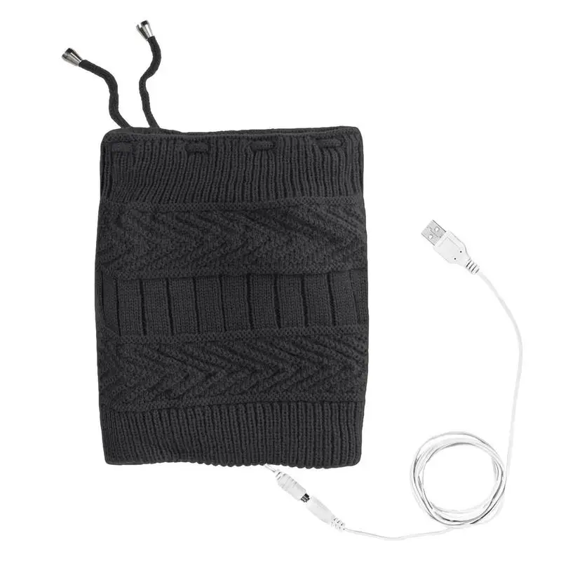 

2 в 1, зимняя флисовая шапка с подогревом