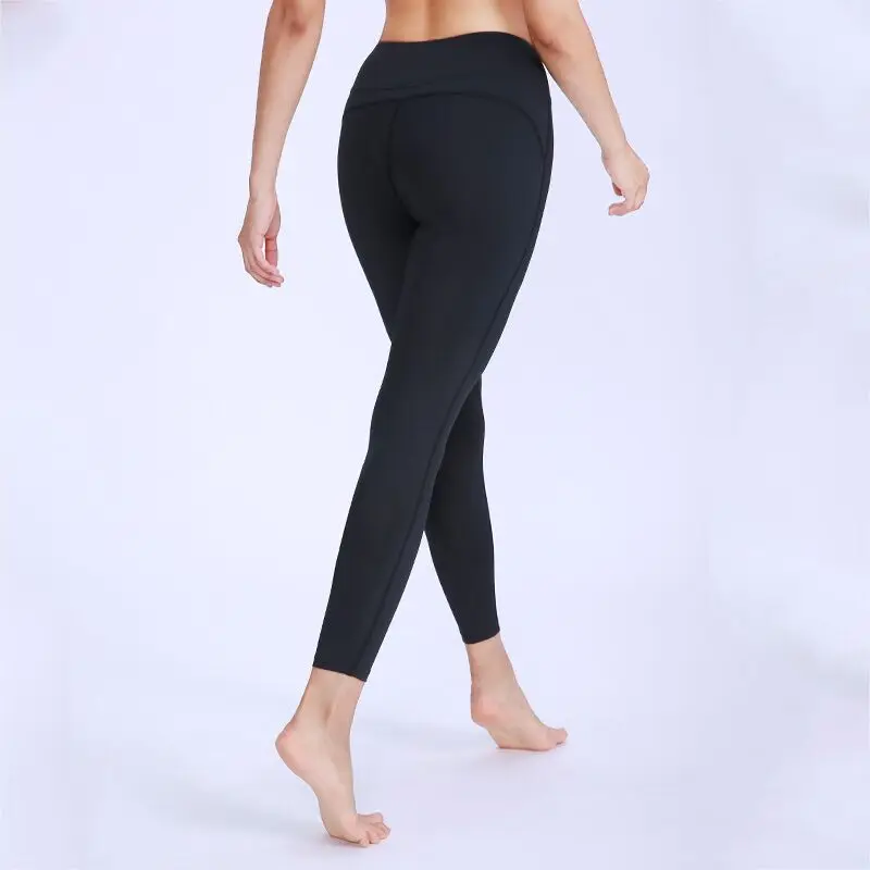 Women's Yoga Pants Gym Fitness Pants High Waist Stretch Training Trousers Quick Dry Breathable Bottoming Leggings