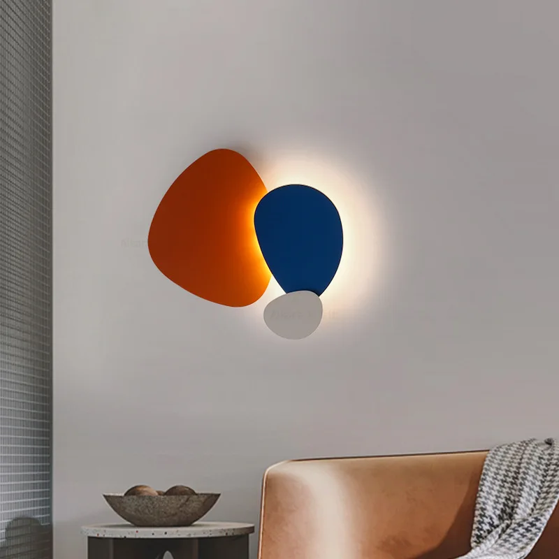 

Modern Creative Personality Art Wall Lamp Bedroom Bedside Lamp Designer Geometric Shape Porch Aisle Staircase Decorative Light