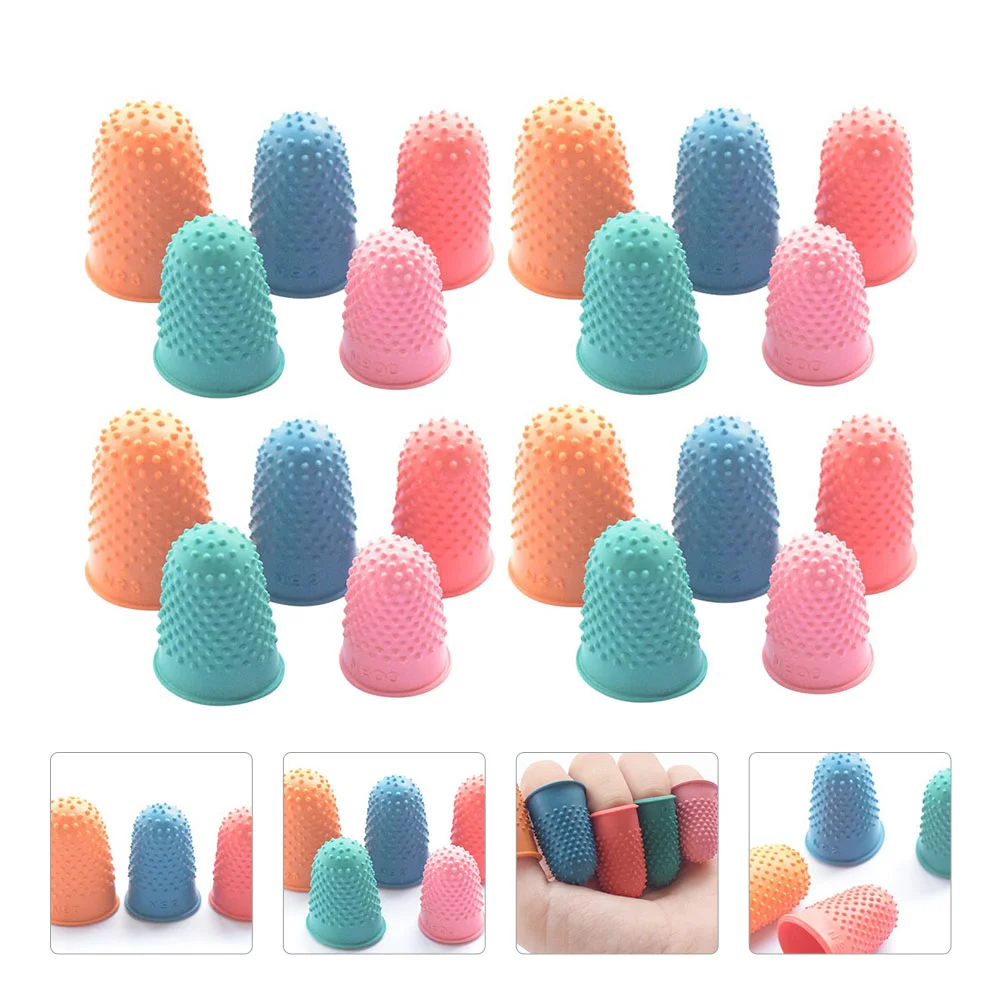 

Finger Silicone Protector Cap Cover Rubber Thumb Support Sleeve Hot Anti Sleeves Protectors Glue Guards Fingertip Covers Skid