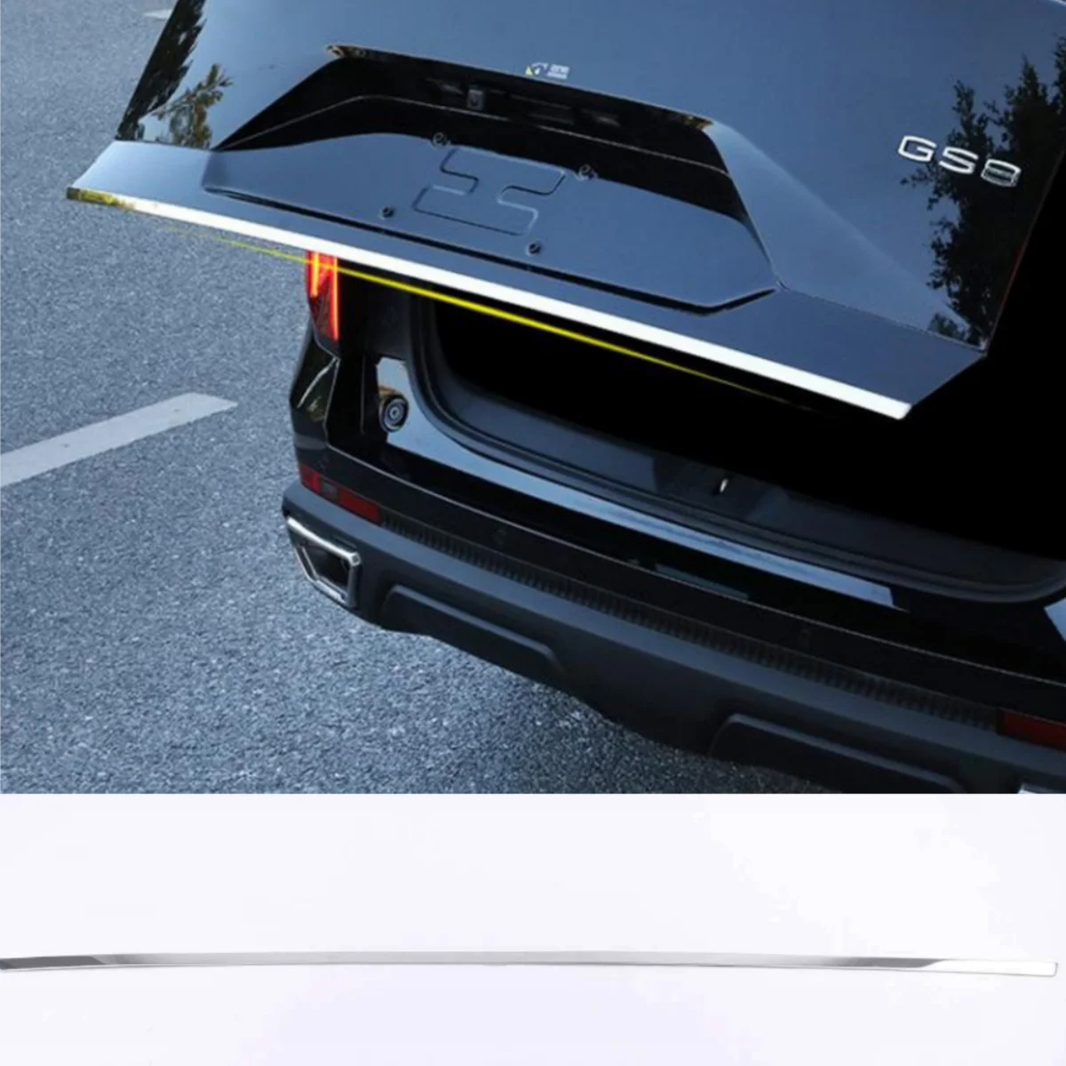 

Аксессуары для автомобиля Trumpchi GAC GS8 2022 2023, крышка багажника, крышка багажника, отделка дверной ручки, молдинг, украшение багажника, ободок, крышка