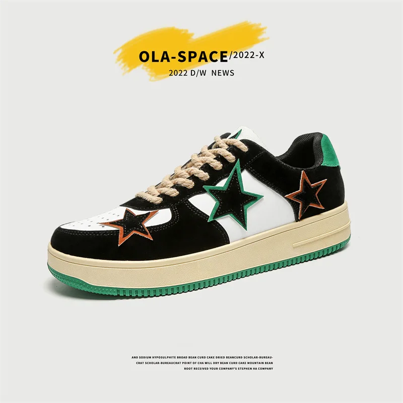 

Summer Men's Shoes 2022 New Original Design Trend Student Board Shoes Sports And Leisure Shoes Air Force Breathable Men's Shoes