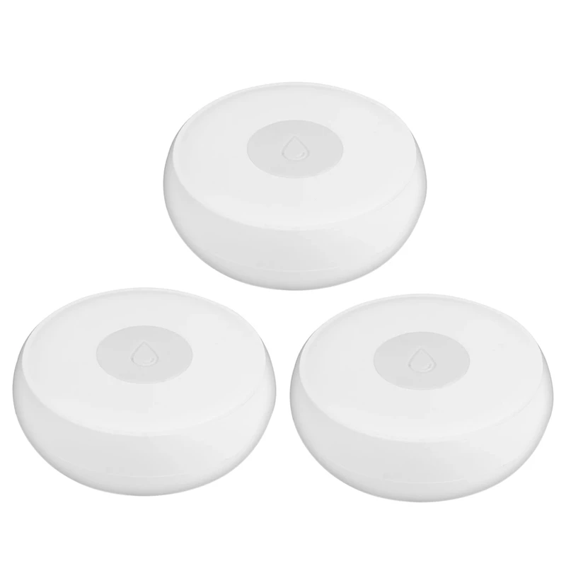 

3X Zigbee Smart Home Water Leak Sensor Wireless Flooding Detector Water Leakage Detection Alert Water Level Overflow