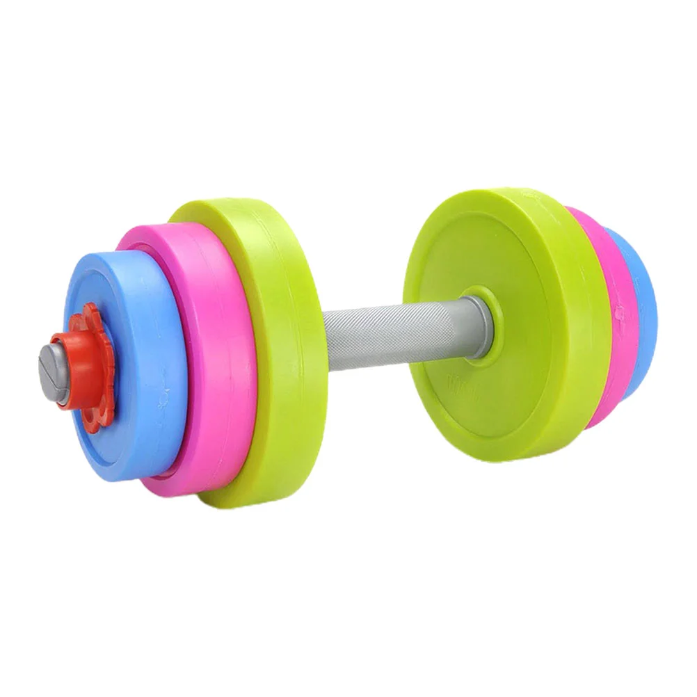 

1 Set Kids Ergonomic Dumbbell Adjustable Children Morning Exercise Barbell