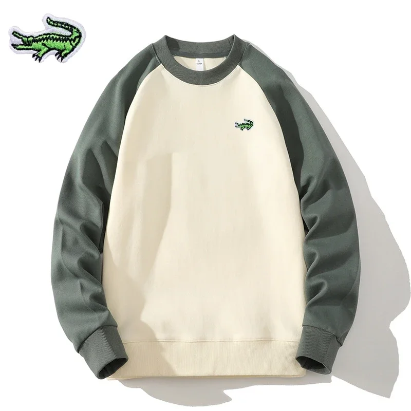 

Men's Embroidery Brand Round Neck Long Sleeve Basecoat Autumn/Winter Fashion Leisure Outdoor Sports Sweater Long Sleeve T-shirt