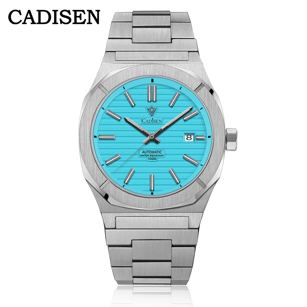 

CADISEN C8200 Japan MIYOTA-8215 Movt Men`s Watch Mechanical Automatic Watches Men 100M Diving Watches C3 Luminous Sapphire Clock