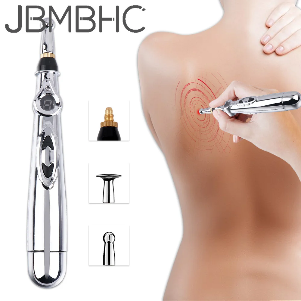 

Electronic Acupuncture Pen Electric Massager Laser Meridian Pointer Physiotherapy Acupressure Relax Vibrators Muscle Stimulator