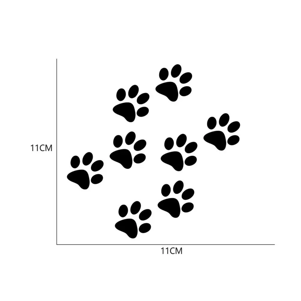 8 шт./компл. Автомобильная наклейка s-образный дизайн с милыми кошачьими лапками
