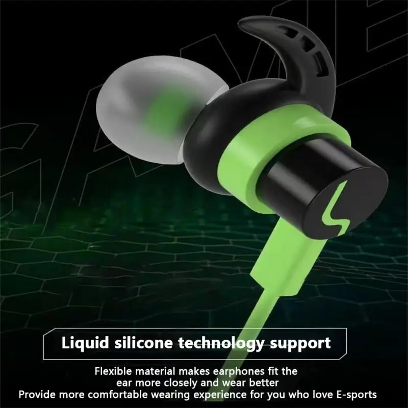 

Hifi Earbuds Sports Headphones Corrosion Resistant Game In-ear Headset Music Headphones Type-c Flat In-ear Ordinary Headphones