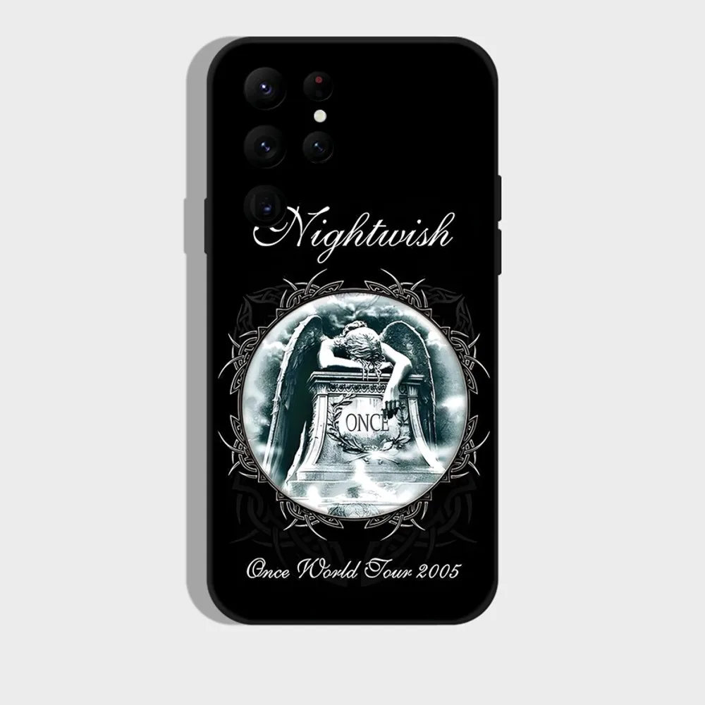 Rock Band Nightwish Lanternlight Phone Case For Samsung S24 S22 Ultra S20 S30 plus S23 ultra 5G Silicone Cover