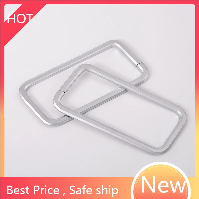 

2Pcs For Land Rover Discovery 4 LR4 2010-2016 For Range Rover sport 2009-2013 ABS Chrome Car Safety Belt Decoration Frame Trim