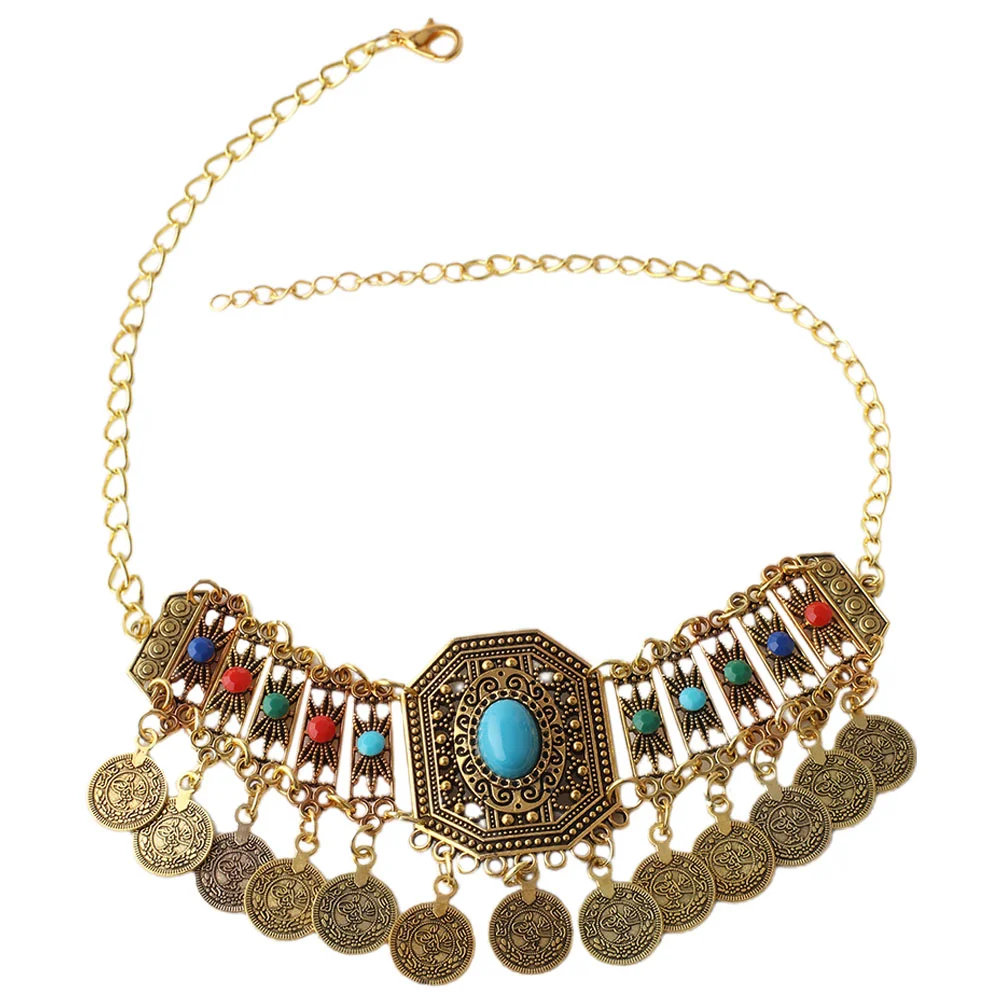 

Bohemian Necklace Vintage Necklace Bohemian Head Chain Jewelry Women Necklace