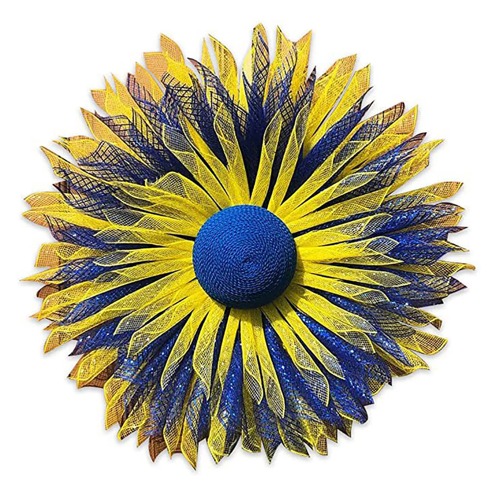 

Spring Wreaths For Front Door Ukraine Flag Spring Wreath Decorations Sunflower Wreath For Cottage Windows Bedroom Living Room