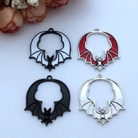 5 pack gothic punk embossed red black vampire bat diy handmade necklace earrings bracelet accessories 3329