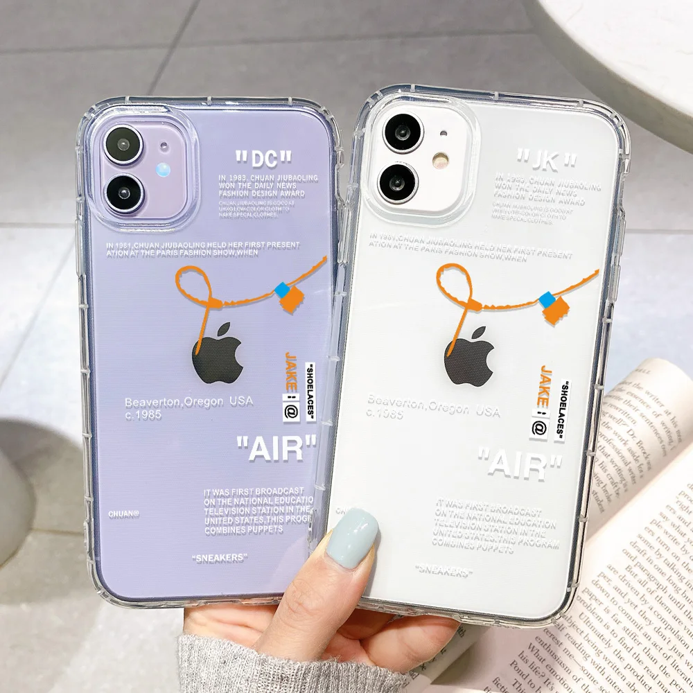 hot off sports shoes brand phone case for iphone 11 13 12 mini x xs max xr 7 8 6 6s plus sneakers ins white label soft tpu cover free global shipping
