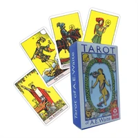 tarot of waite oracle deck guide version witchcraft english cards adult society games runes for fortunetelling playmat card game