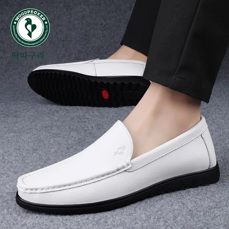 Бренд Woodpecker мужская обувь настоящие товары повседневная осень 2024 новая деловая