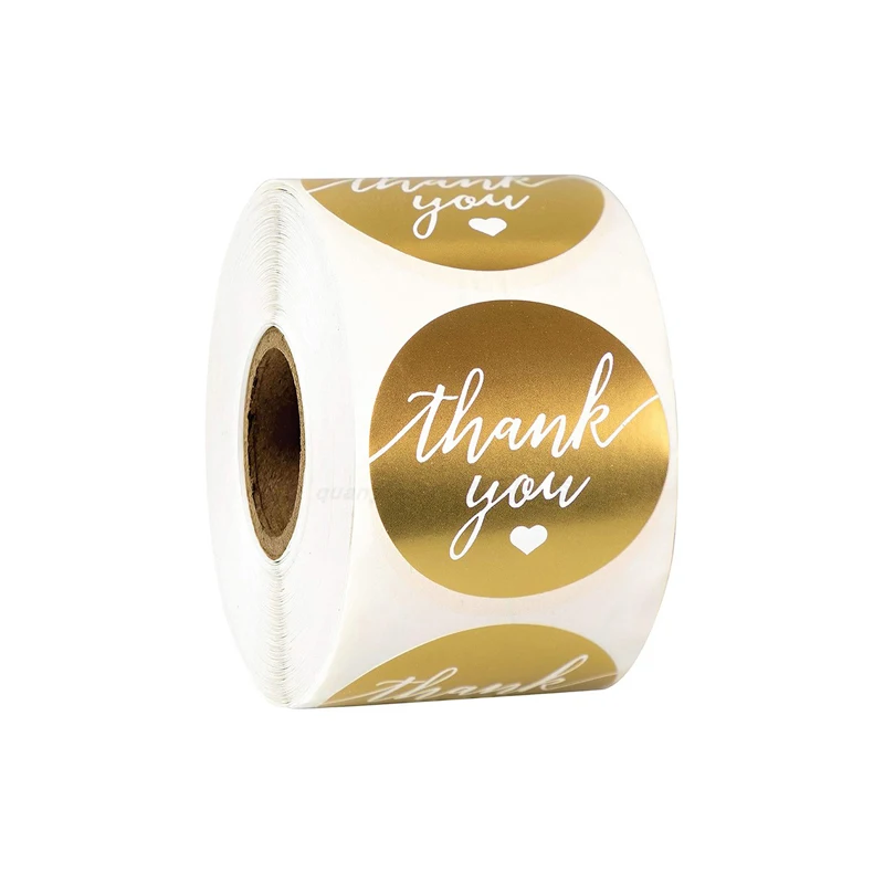 

Custom Logo Round Food Printing Print Transparent Clear Gold Hot Stamping Gold Foil Clear Self Adhesive Paper Stickers Labels