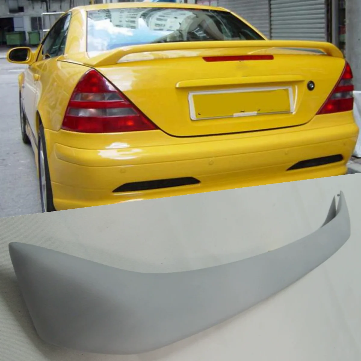 Фото Для Mercedes Benz SLK-Class R170 SLK230 SLK320 SLK32 AMG 97-03 хвостовое крыло модифицированный задний спойлер комплект кузова автомобильные аксессуары №1