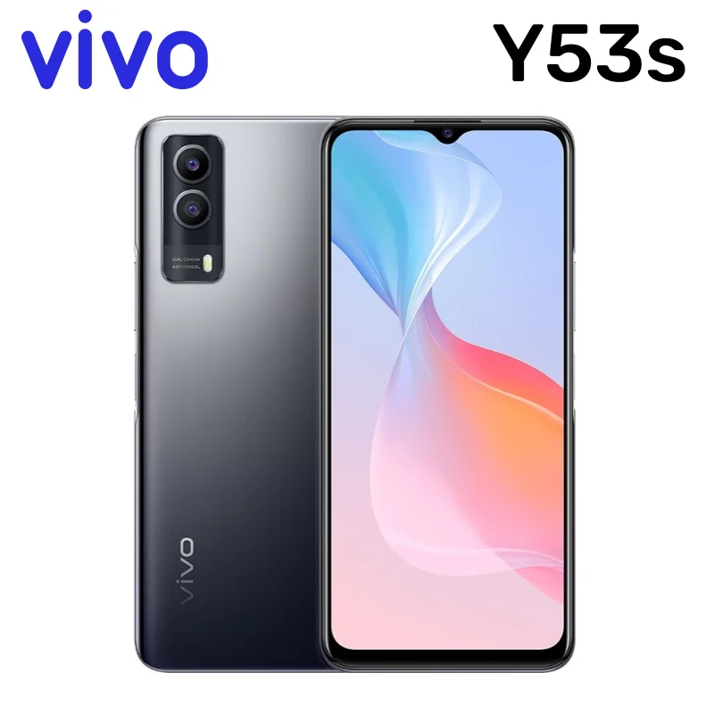 

vivo Y53s Smartphone Android 6.58 inch 64MP Camera 128GB ROM Mobile phones 4G 5G Network 5000mAh Original Google Cell phone