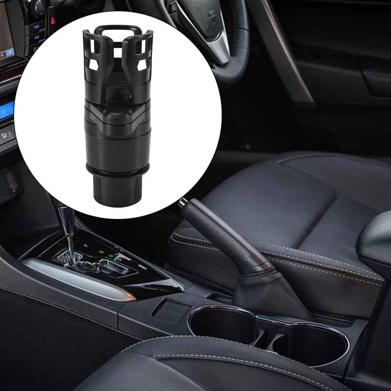 2 в 1 многофункциональный автомобильный держатель для чашек с поворотом на 360 °