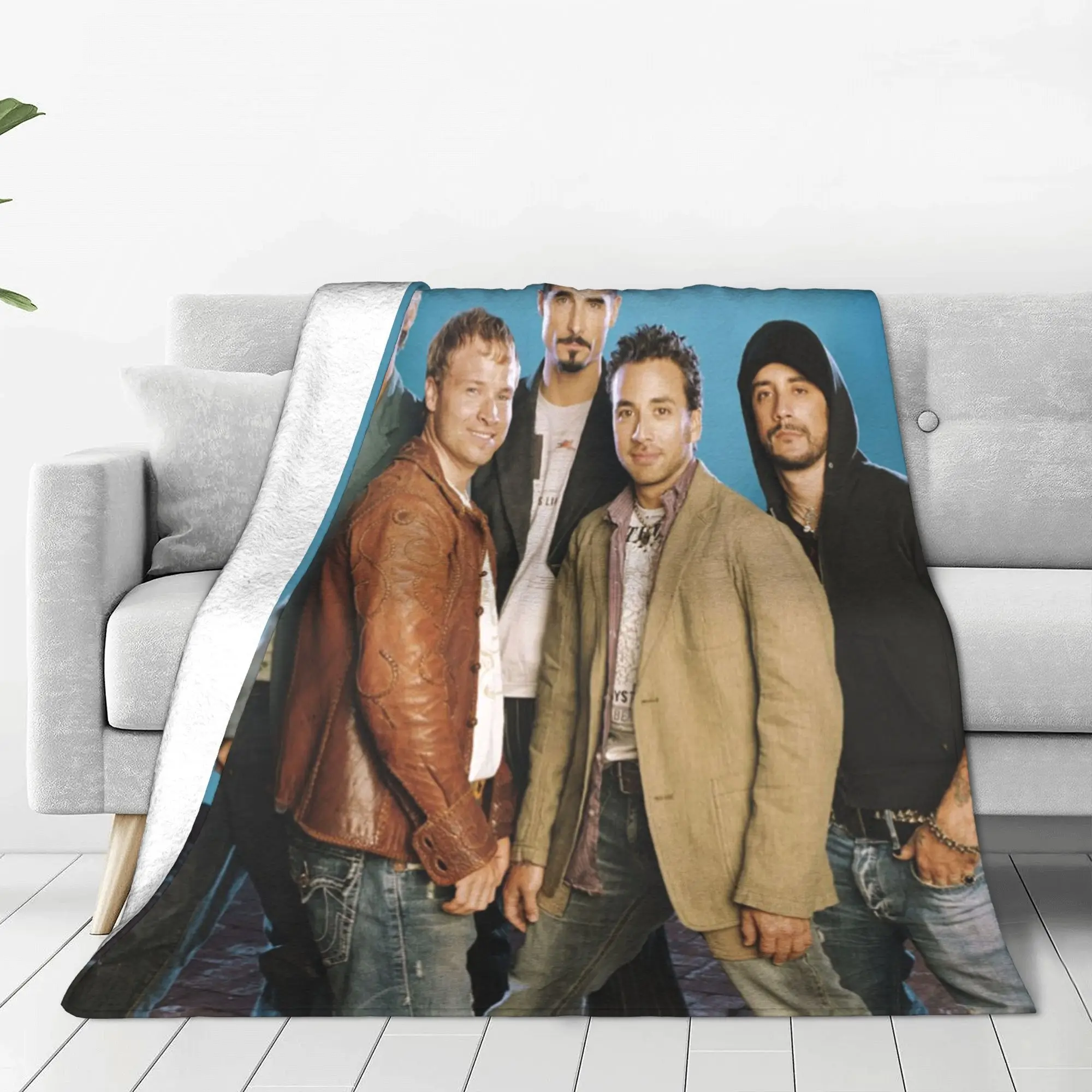 Музыкальное одеяло Backstreet Boys Bsb Band флисовое многофункциональное супер теплое с
