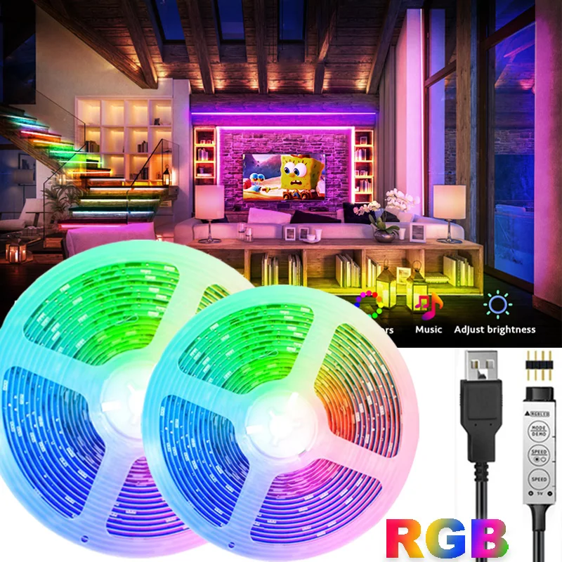 Светодиодная лента 5050 RGB