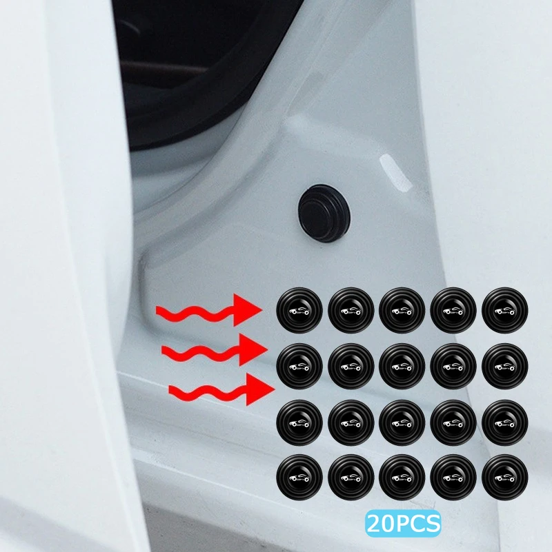 

Anti-collision Silicone Pad Car Door Closing Anti-shock Protection Soundproof Silent Buffer Stickers Gasket Auto Accessories