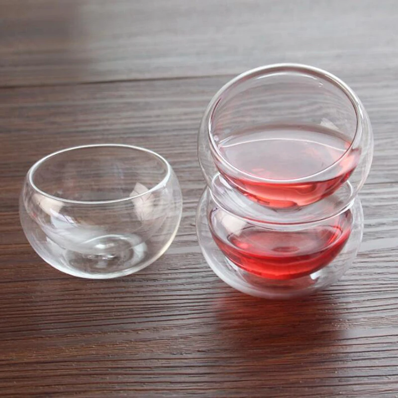 Термостойкое прозрачное двухслойное стекло 50 мл